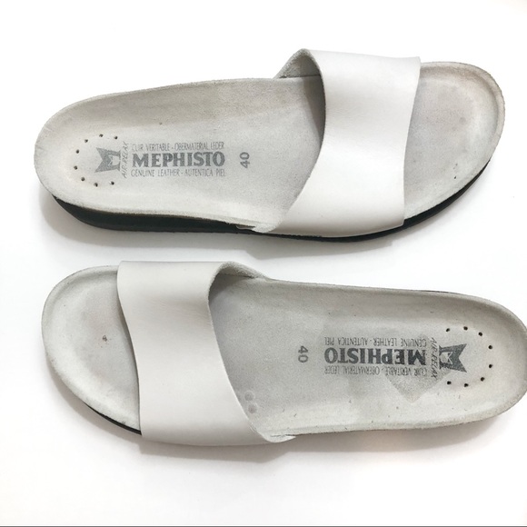 mephisto white sandals